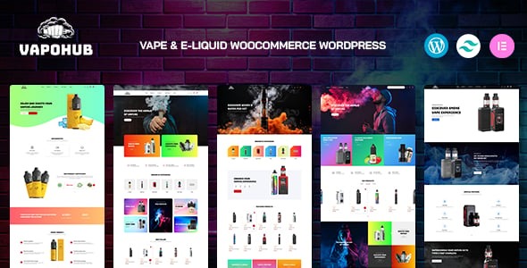 Vapohub - Vape & E-Liquid WooCommerce Theme